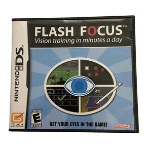Flash Focus: Vision Training in Minutes a Day Nintendo DS 2007 Complete